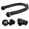 42/60/75mm Diesel Heater Vent Hose Clips Set Y-shaped Diesel Heater Pipe  For Car Truck VAN Camper