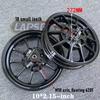 For Yamaha 100cc Wheels Hub 10*2.15 Inch Aluminum Alloy Front Back Wheels Rim For FORCE100 RSZ100 JOG100 CUXI100 Modified Parts