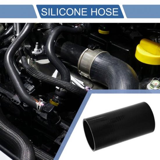 1pcs 70mm 276  ID 150mm 591  Length 0° Black Car Silicone Hose Universal