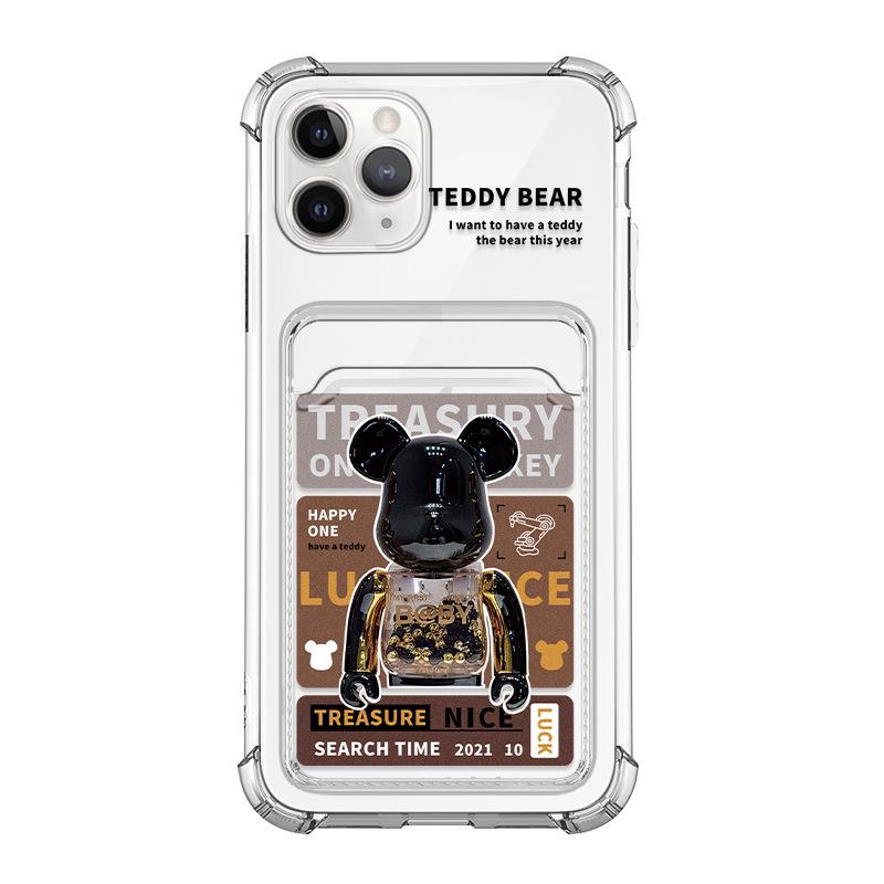 

Чехол-держатель для карт Zhitai Floral для iPhone 14, 15 Pro Max и 16 iPhone 13