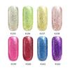 kads Neon Rainbow Nail Glitter Gel Polish UV Nail Gel Color Rainbow Nail Gel Lacquer UV Top Base Coat