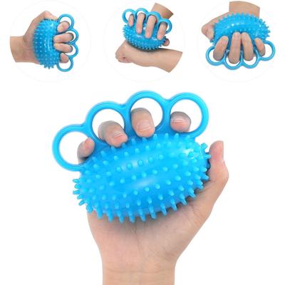 Pelota de ejercicio para manos y dedos: fortalece el agarre, mejora la flexibilidad, alivia el estrés y fortalece la mano.