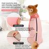 Elastic Dog Jumpsuit Soft Dog Sterilization Suit Dog Anti-hair Loss Clothing  Home Wear
