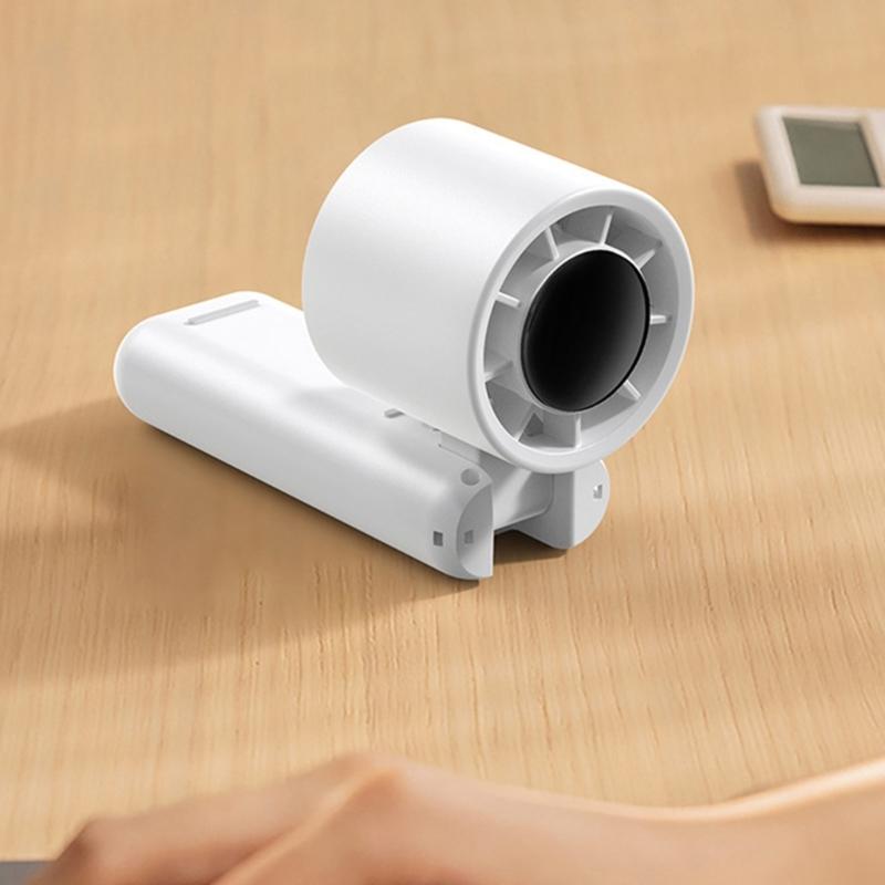 Portable Foldable Desk Fan USB Rechargeable Cordless Fan With Adjustable 5 Speed For Home Office Travel Bedroom