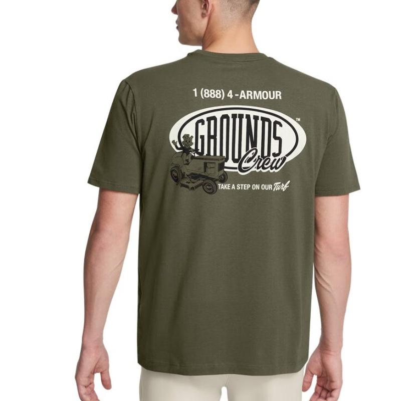 Under Armour X Grounds T Shirt Men's Ghost Green 1387718-390