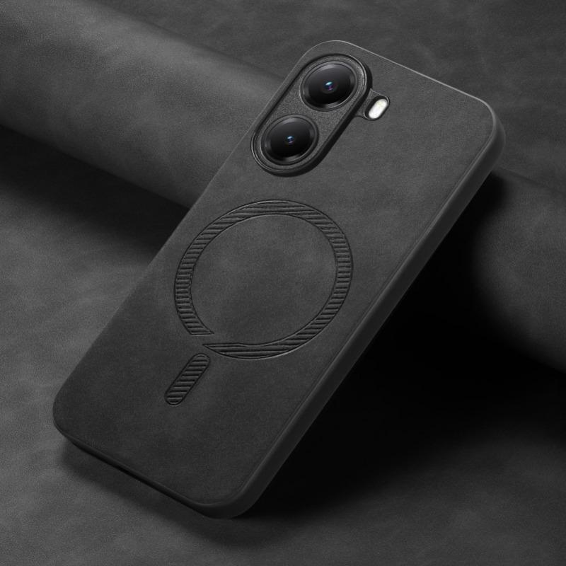 Etui til POCO X7 Pro X 7 X7pro Luksus Business Lær for Magsafe Magnetisk Trådløs Lading Støtsikkert Telefon Bakdeksel til POCOX7Pro