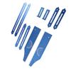 Stair Tread Template Tool Jig Aluminum Alloy Length Depth Measuring Gauge with Case for Layout