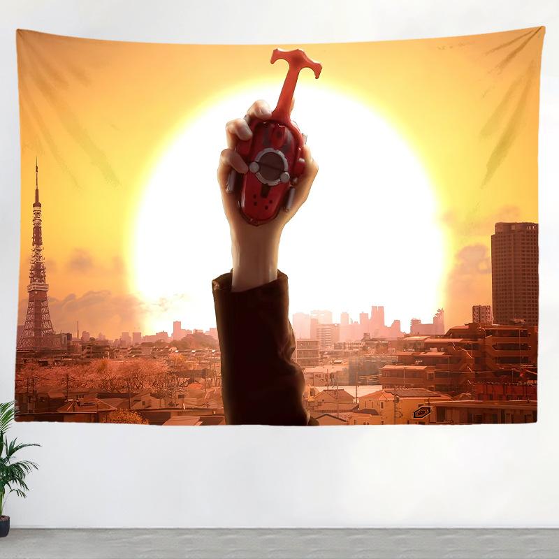 Fake Rider hanging clothspecial photography anime decorationstudent dormitory hanging blanketwall clothbirthday bedroom wall clothbackground cloth