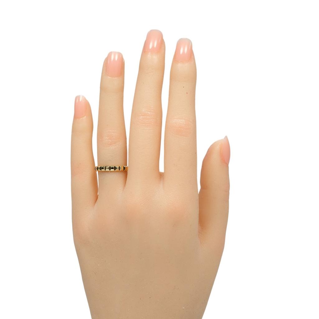 Boucheron Quatre Court Paris Medium Ring K18 Yellow Gold #4.9(US Size) 3.35g Women Used