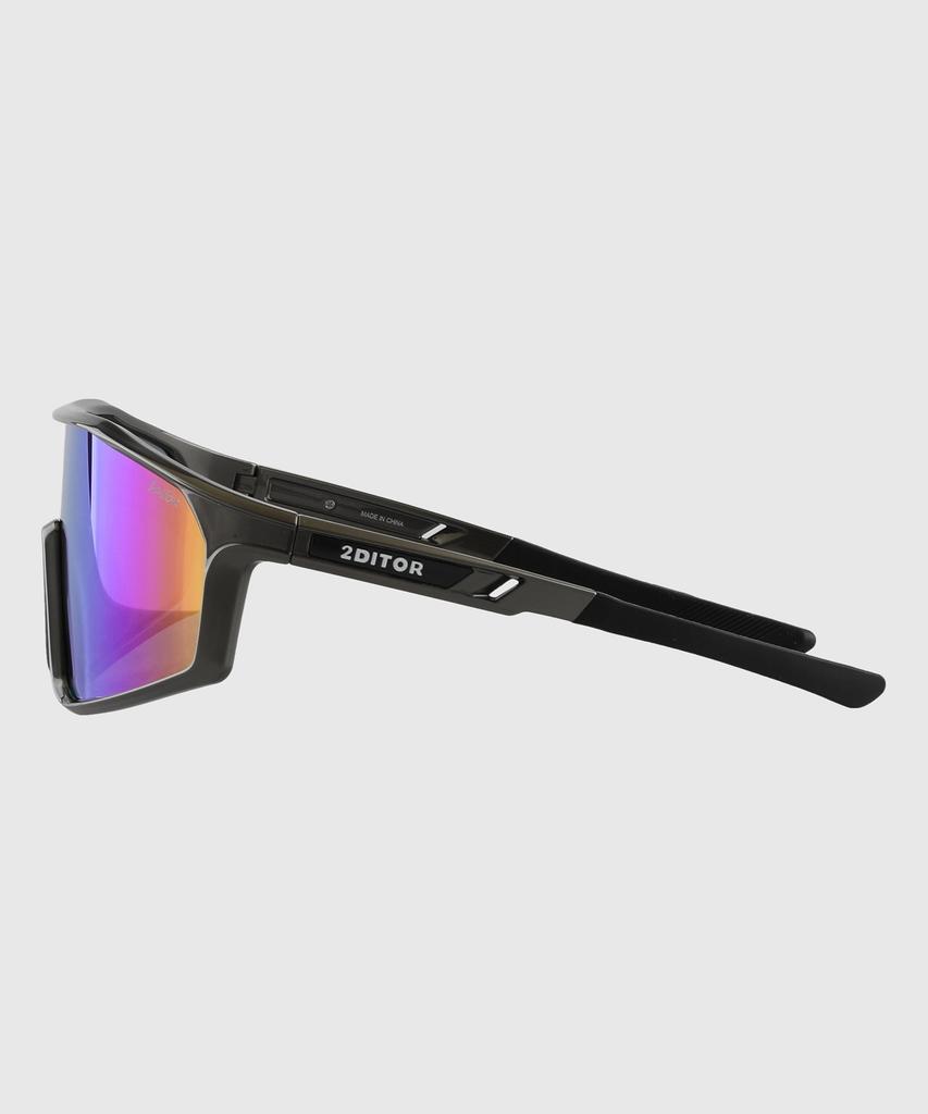 Tuditeo Sports Running Goggles Iter Sunglasses C4 Green/Frame Gray