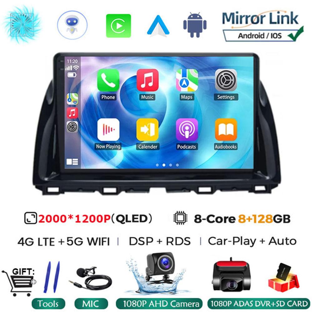 10.1"Android 14 Car Multimedia Vedio Player For Mazda CX5 CX-5 2012 - 2015 Car Autoradio Gps Navigation Stereo 2din HeadUnit 4G