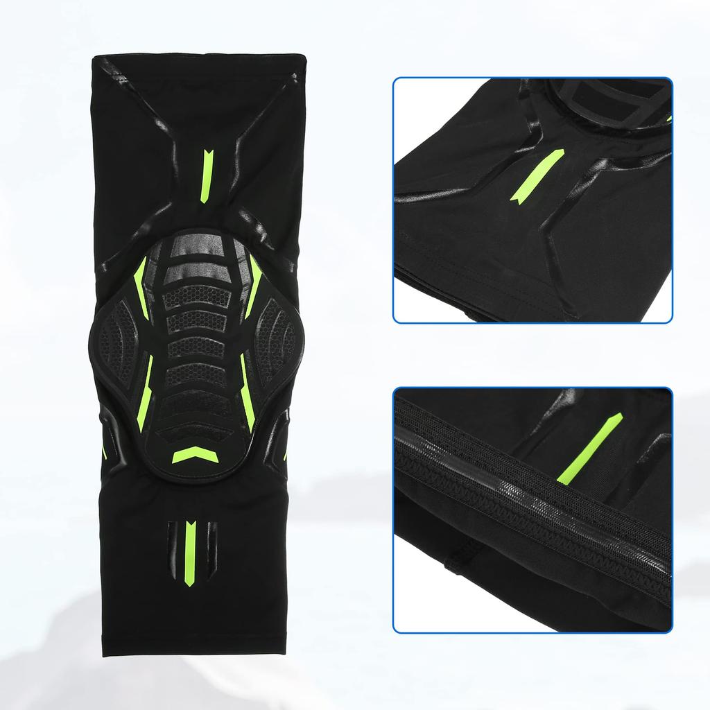 VOCOSTE Knee Knee EVA Leg Size Pack of 2 Pads, Brace, Pads, Covers, Unisex, Nylon, Black, M,