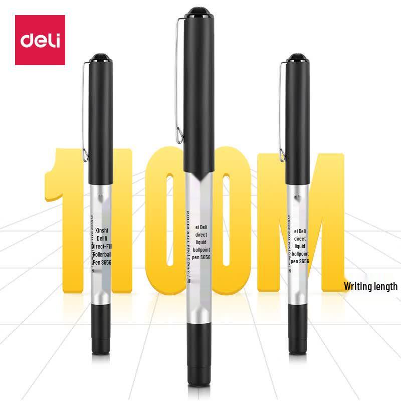 Deli S656 0.5mm Bullet Tip Direct Liquid Gel Pen