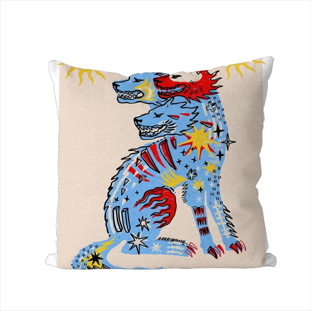 Kwonnys Abstract Art Pillow Case For Car Sofa Decorative Home Double-sided Print Plush Square Throw Pillow Cushion Cover