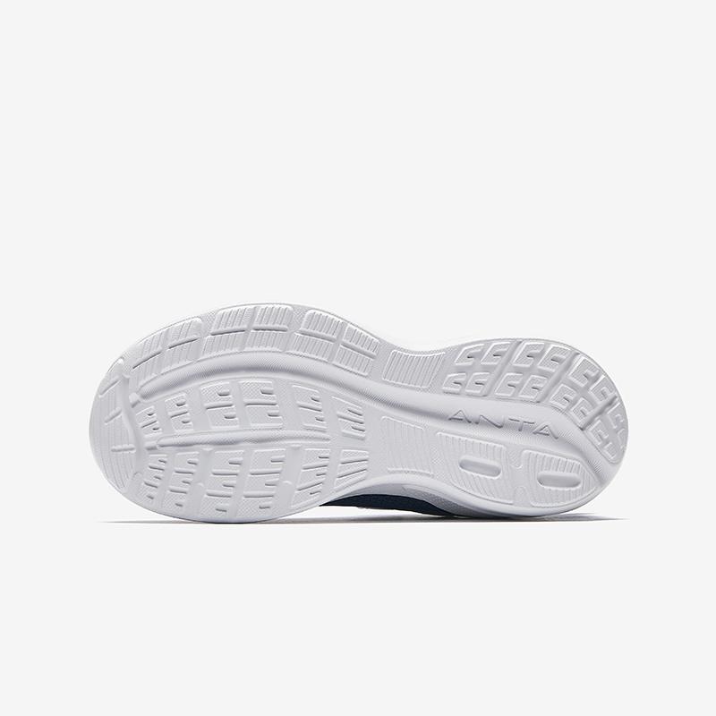 Anta Kids Synthetic Leather Fabric Fashion Versatile Trend Lightweight Shock Absorbing Breathable Low Top Running Shoes Kids Sneaker A12515503