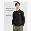 Men's Retro Sport Embroidered Long Sleeve Polo Shirt