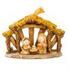 Christmas Nativity Figurines Nativity Scene Statue with Stable Holy Family A0KF
