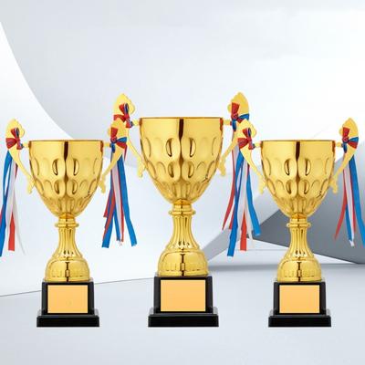 Soccer Competition Gold Awards Trophy Model Corporate Trophy  School Rewarding Supply