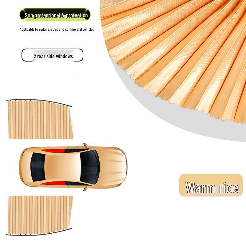 Magnetic Car Window Sunshade Curtains for Privacy and UV Protection