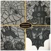 Rectangular Decorative Table Runner Halloween Tablecloth 54x108inch Black Spider Web Tablecloth Event Party Decorations Supplies