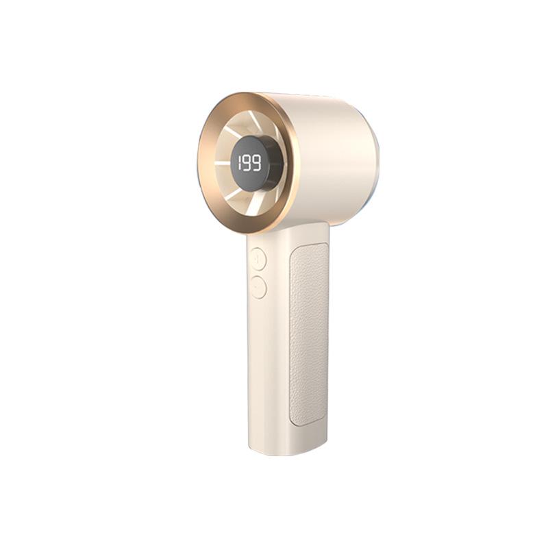 Mini Portable Turbine Fan: Strong Cooling with Ice Pack 62x63x167mm грязно-белый