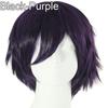 Orion Men Women Multi-Color Short Straight Hairpiece Full Wig for Anime Party Cosplay