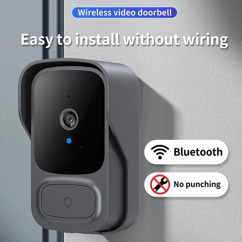 Wireless WiFi Video Doorbell Phone Home Intercom System Smart Door Viewer Night Vision Doorbell Camera Home Security Door Bell