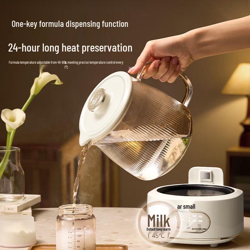 Little Bear All-Glass Multi-functional Health Kettle CN Plug (adapter Included)
