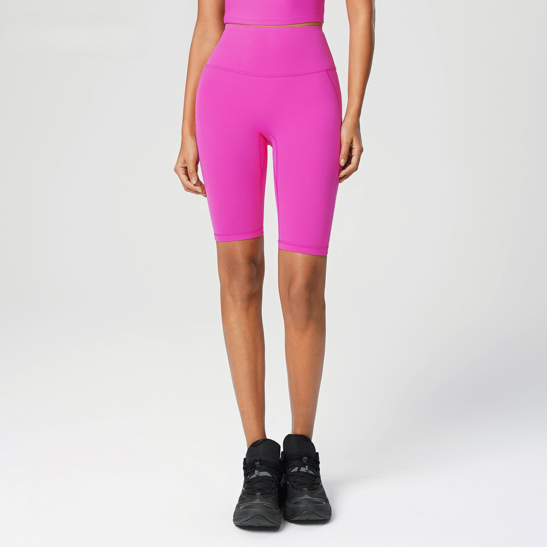 

Шорты для йоги No Embarrasment Line, женские обтягивающие штаны с высокой талией, персиковые шорты для велоспорта и фитнеса 12