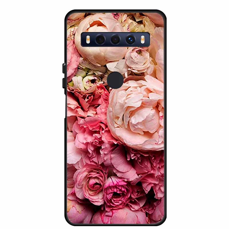 For TCL 10 SE Case Popular Picture Black Silicone Soft Back Cover Case For TCL 10 SE Phone Case Cover 10SE 6.52" Coque Funda Bag
