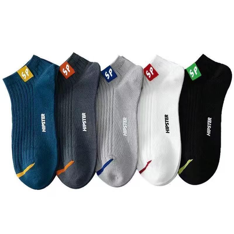 Spring-Summer Breathable Anti-Odor Cotton Ankle Socks for Men & Women