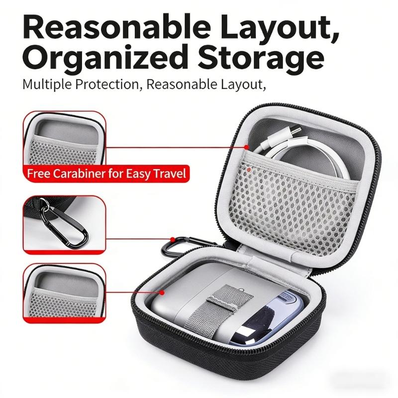 Storage Box for F8 Shaver Travel Carrying Case Electric Shaver EVA Box Shockproof Protective Case Portable Pouch