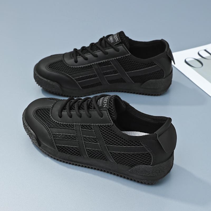 MCTIN Dámské ležérní tenisky Patchwork Smíšené barvy Šněrovací Boty s kulatou špičkou Dámské baleríny Ručně vyráběné Pánské boty