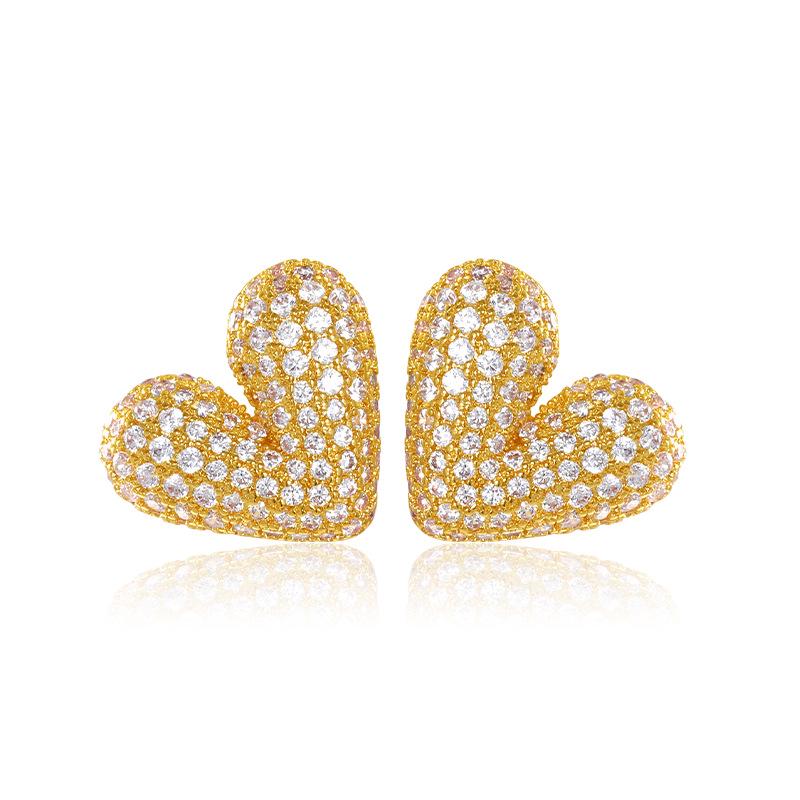 Shining Pearl Copper Alloy Earrings: Light Luxury, High-End Gold-Plated with Strong Color Retention