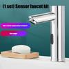 Automatic Sensors Faucets with High Sensitivity Detection Hygienic Water Flows Control Device for Sink Vanity Upgrades