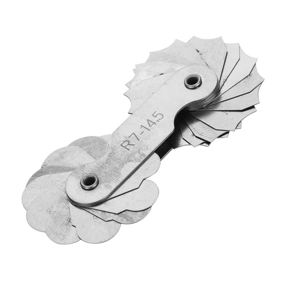 R7-14.5MM Radius Fillet Gauge Stainless Steel External Internal Gauge  For Measuring