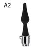 Douche Enema Vagina Anal Cleaning Switch Faucet Attachment Silicone Enema Syringe Shower Metal Butt Plug Nozzle Tip Gay Massager