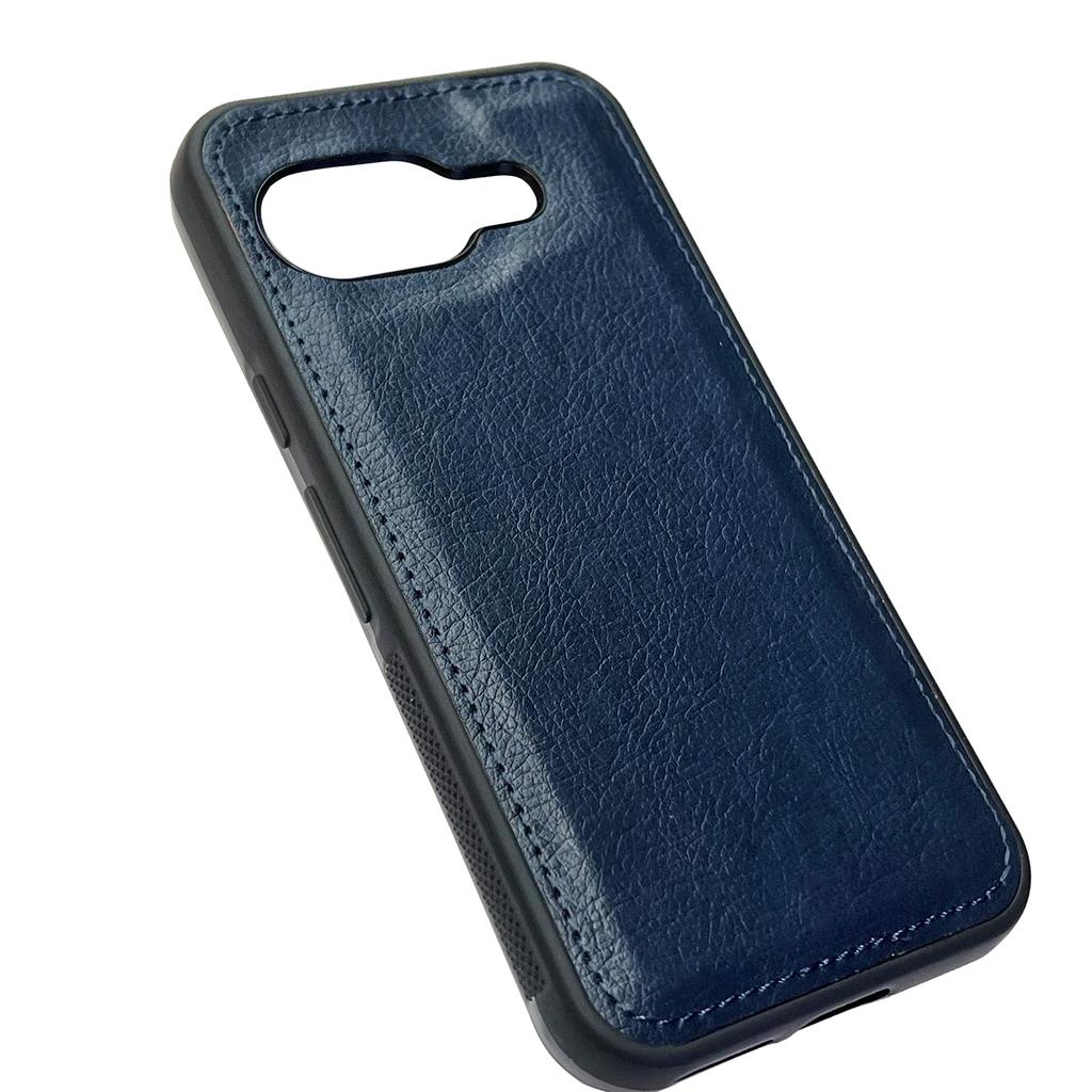 For Google Pixel 9a Case Calf Texture PU Leather Anti Fingerprint Back Phone Cover