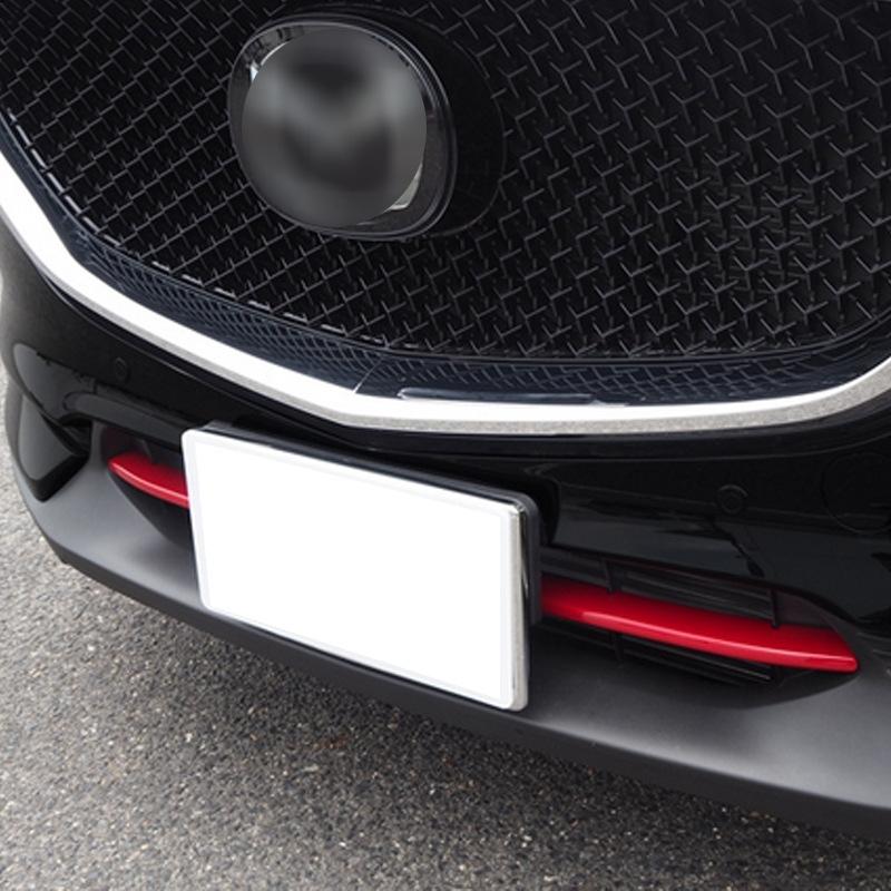 For Mazda CX-5 CX5 KF 2017-  ABS Front Grille Bumper Glossy Racing Grill Molding Around Cover Trim Exterior Accessories