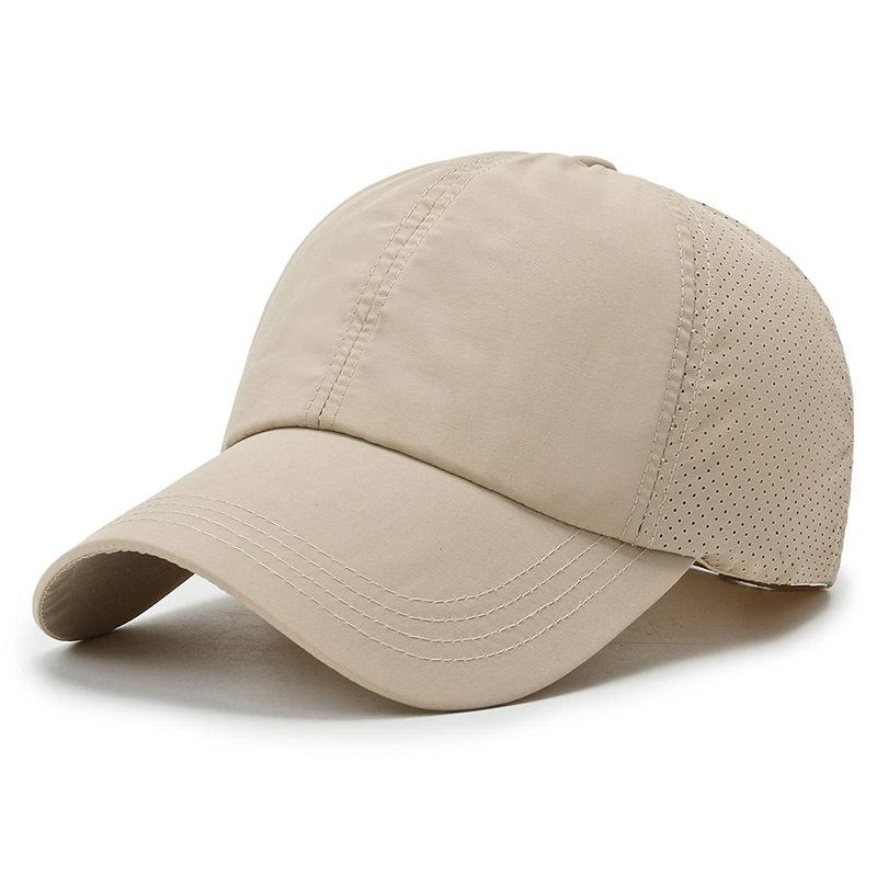 Hat Women's Spring and Autumn Baseball Cap Trendy Brand Fashion Casual Men's Sunscreen Solid Color Cap Trendy