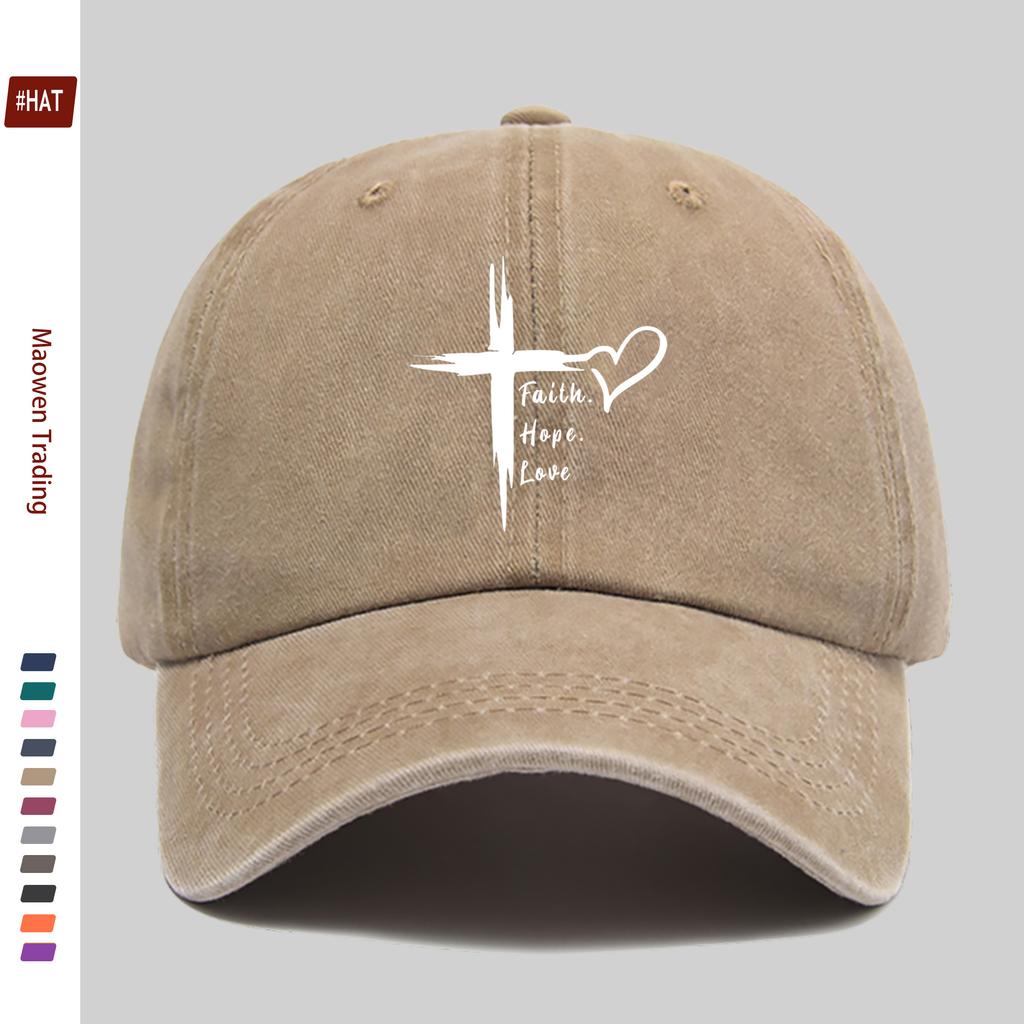 pc pcs Faith Hope Love Trucker Cap for Men Women Adjustable Buckle Strap Lightweight Suitable for Daily Wear Outdoor Spo