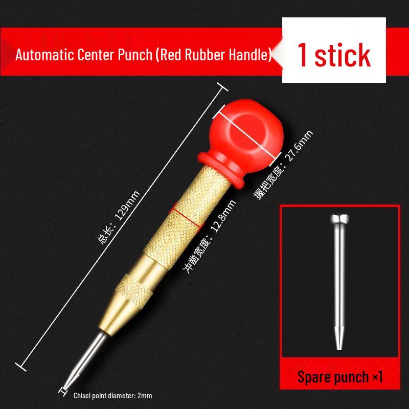High Hardness Automatic Center Punch Awl Drill Bit Hole Locator