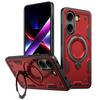 Shockproof Bumper For POCO X7 Pro Magnetic Ring Rotating Folding Bracket Phone Case For POCO F7 Ultra X6 M6 Pro Dual Layer Cover