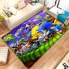 Retro S-Sonic Cartoon Games Living Room Non-Slip Area Rug Soft Carpet for Bedroom Kids Playroom Sofa,Home Decor Doormat Gift