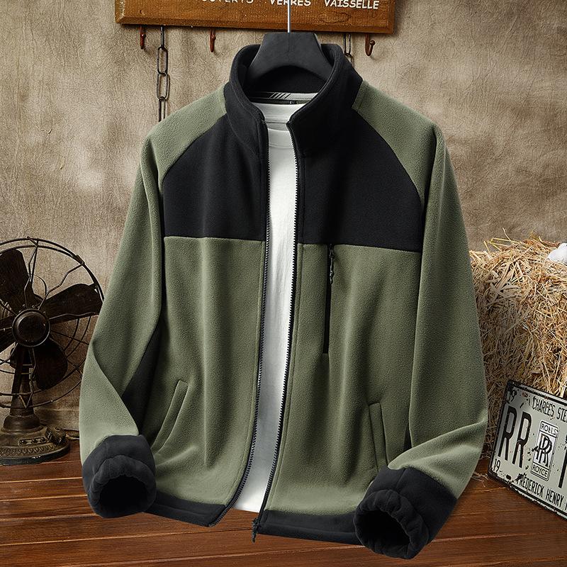 Autumn and Winter Styles with Fleece and Fleece for Casual Couples, Loose and Versatile Warm and Casual Hoodie Jacket