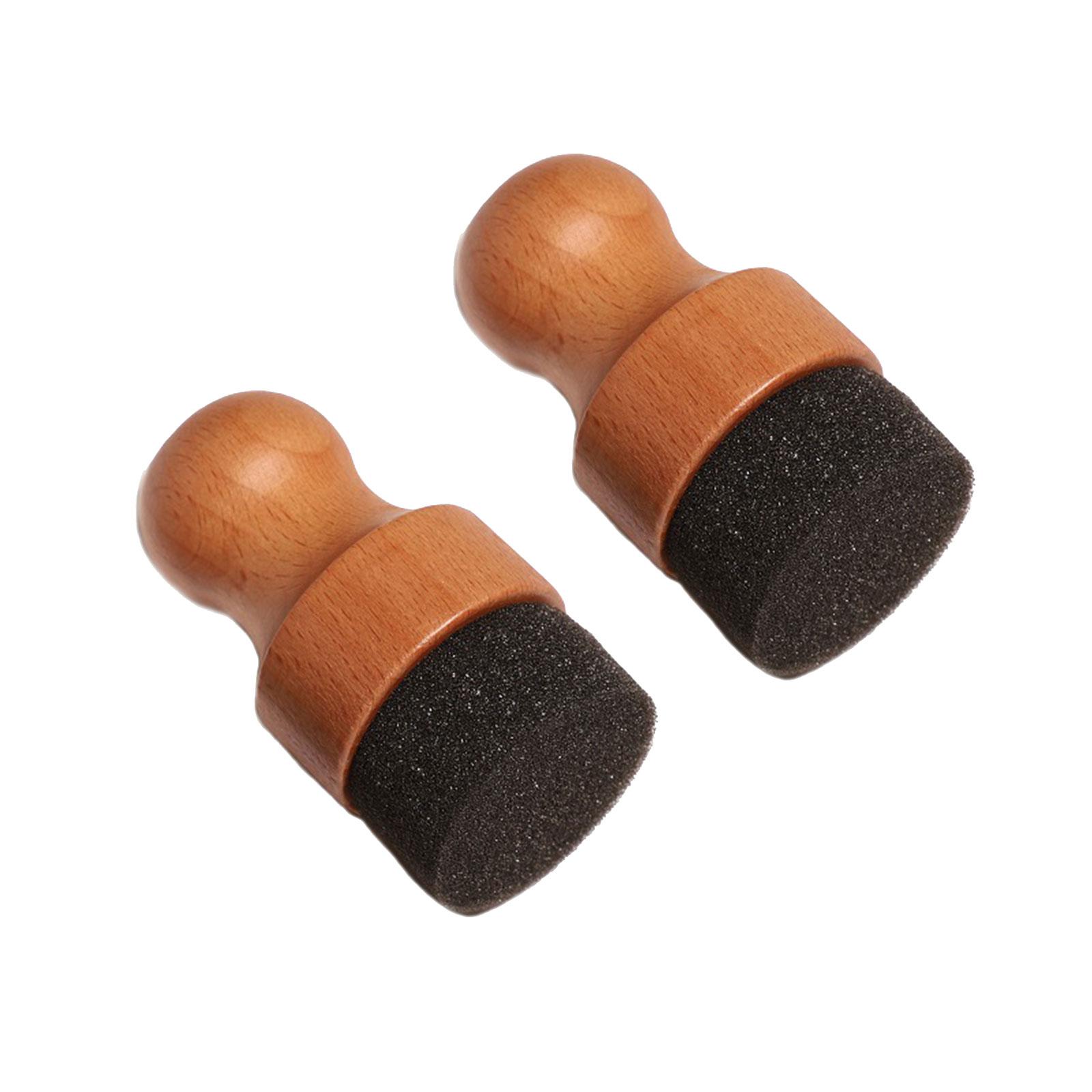 

2Pcs Bamboo Wood Oil Wax Applicator Bamboo Wood Applicator for Cutting Boards and Wooden Utensils A