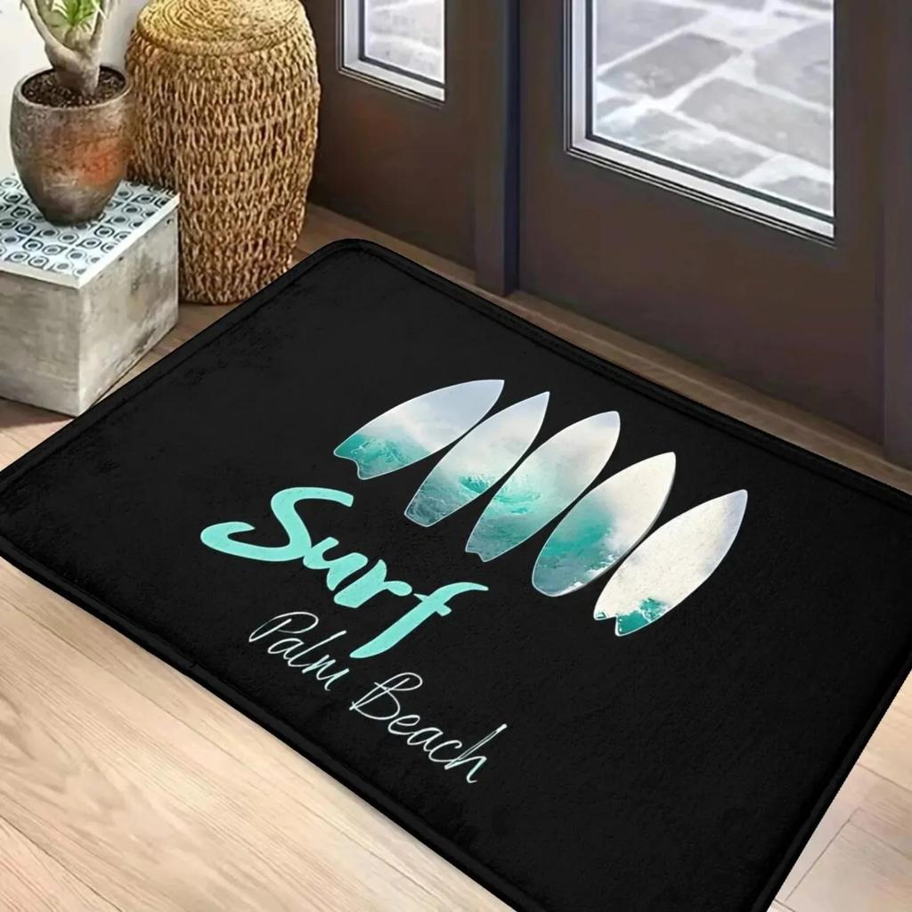 1PC Hamster Pattern Kitchen Rug Non-Slip Door Mats Pop design Bathroom Rug Bath Mat Carpet for Home Sink Laundry Decor