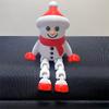Cute snowman Christmas Toys 3D Printing Christmas Tree Snowman Elk Doll Bag Pendant Decoration Festival Gift