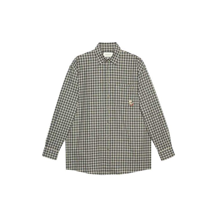 Runway Oversized Checked Shirt 628325-ZAFKN-9042