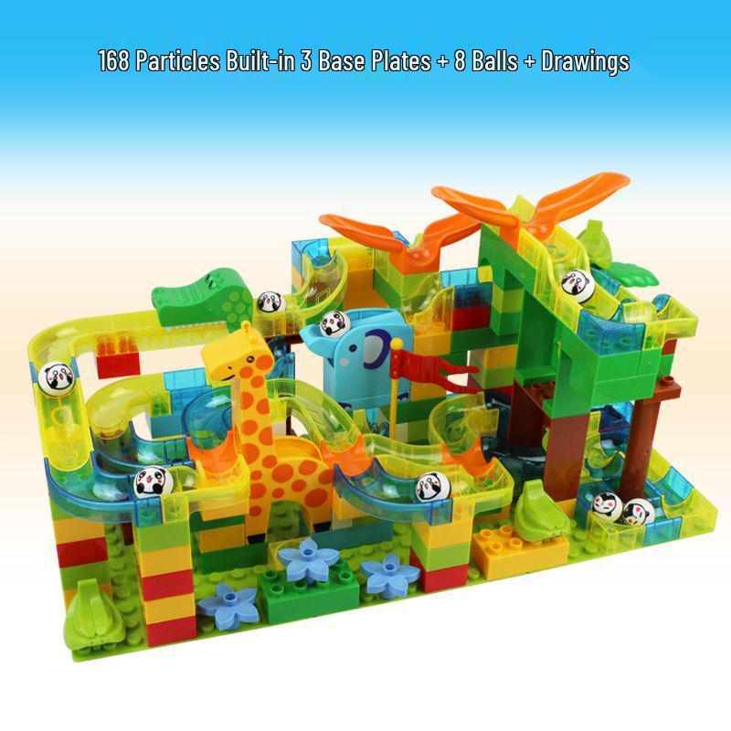 Compatible Duplo Large Bricks: 168PCS Educational Interlocking Blocks for Kids